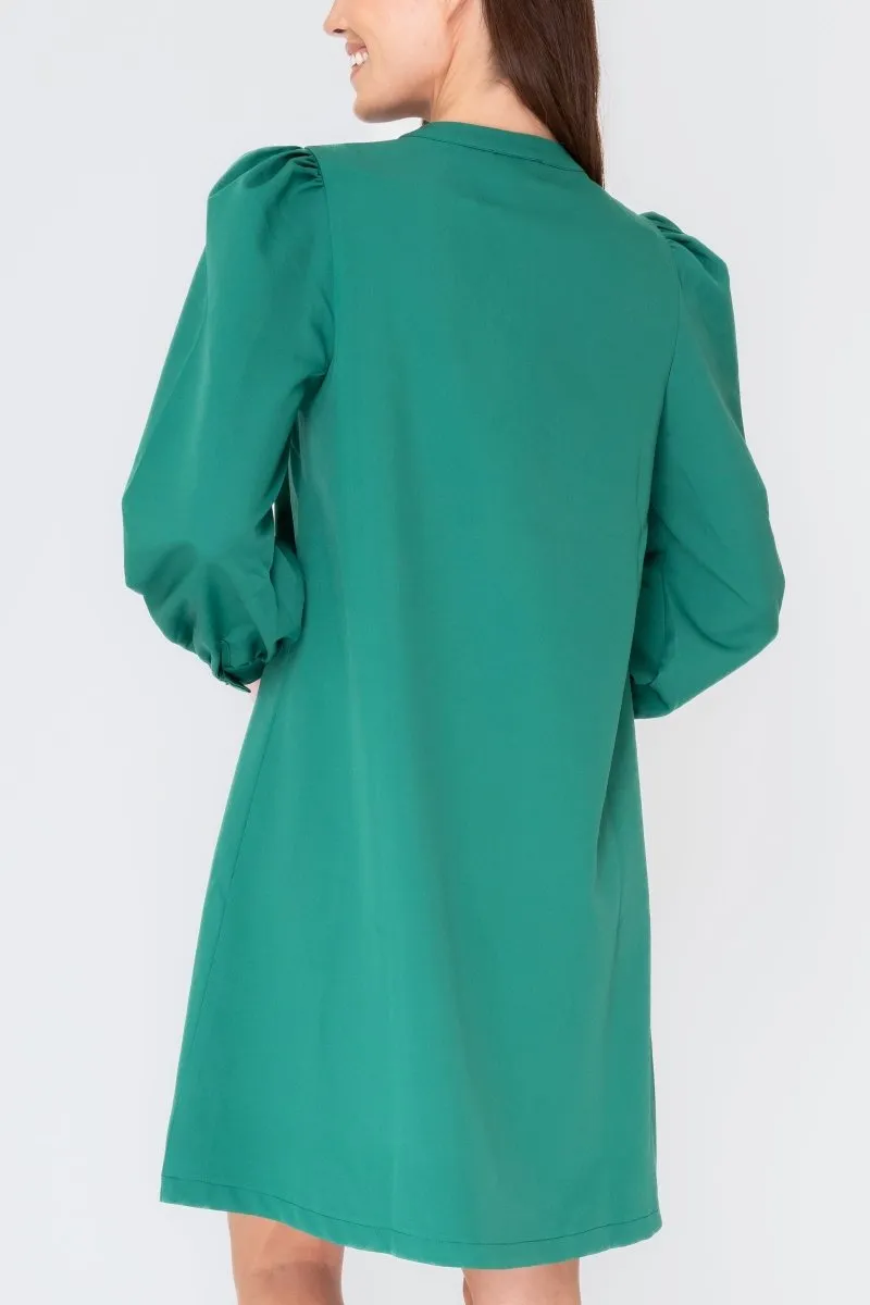 AMANDA DRESS (GREEN) 37.5"