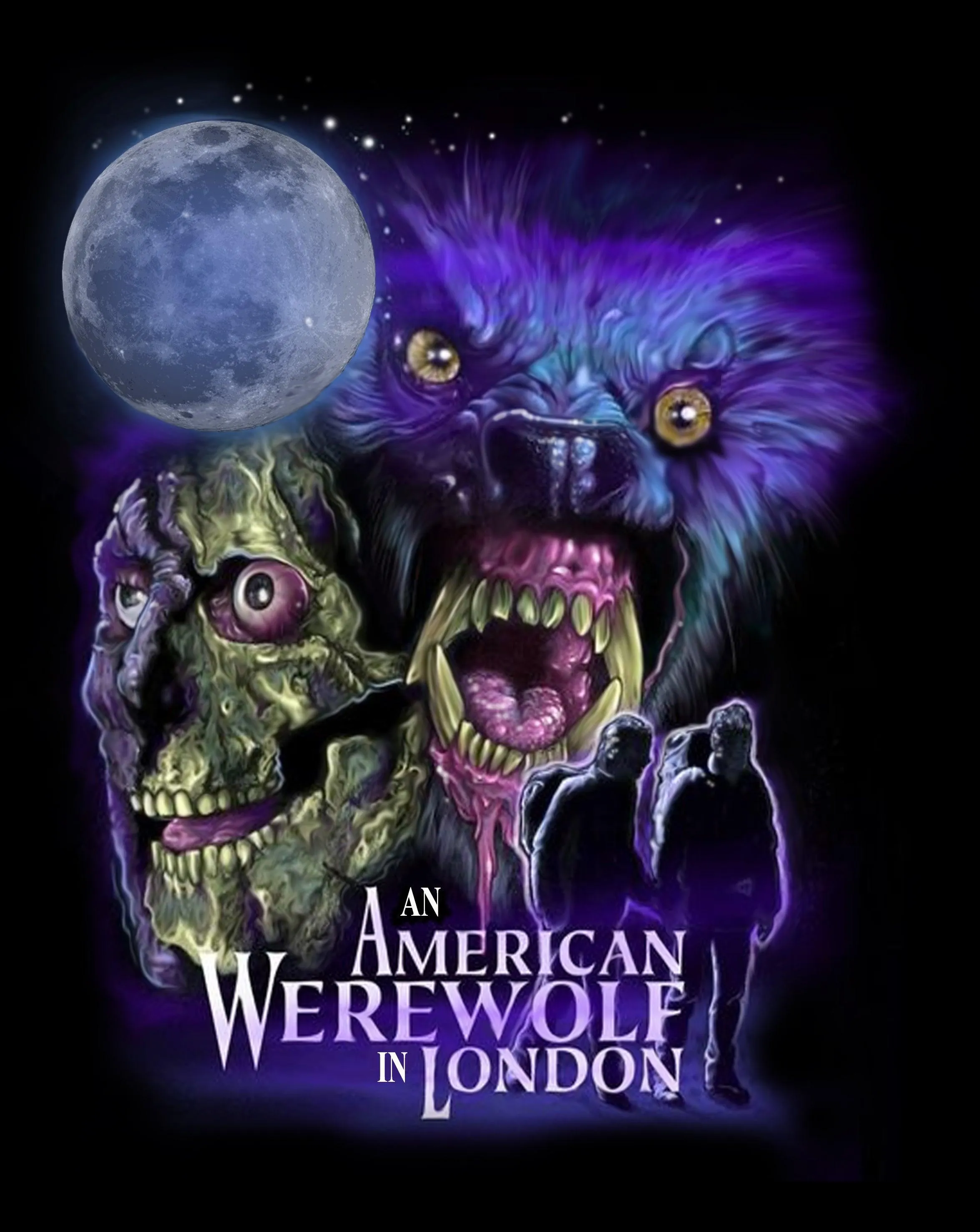 An American Werewolf - Full Moon - Classic Horror Movie T-Shirt
