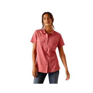 Ariat Women's Western Ventek Slate Rose Pink Shirt