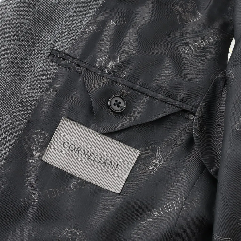 CORNELIANI Twill Leader Suit MID GREY