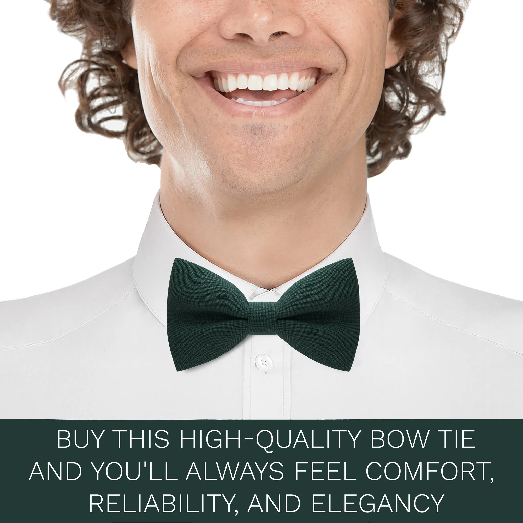 Dark Green Bow Tie