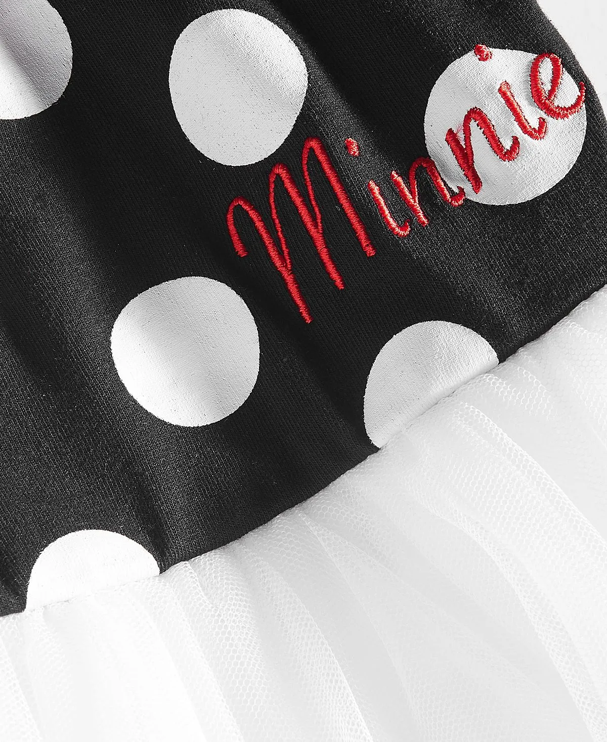 Disney Little Girls 3D Bow Dotted Minnie Mouse Dress