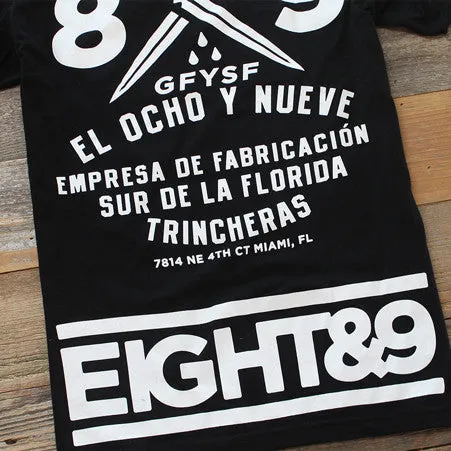 Doobious Ruffians Jersey Tee Black