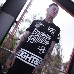 Doobious Ruffians Jersey Tee Black