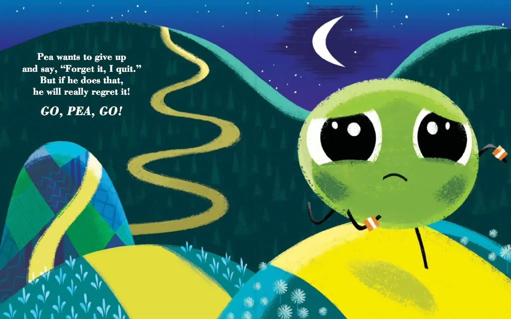 Go, Pea, Go! Hardcover Book