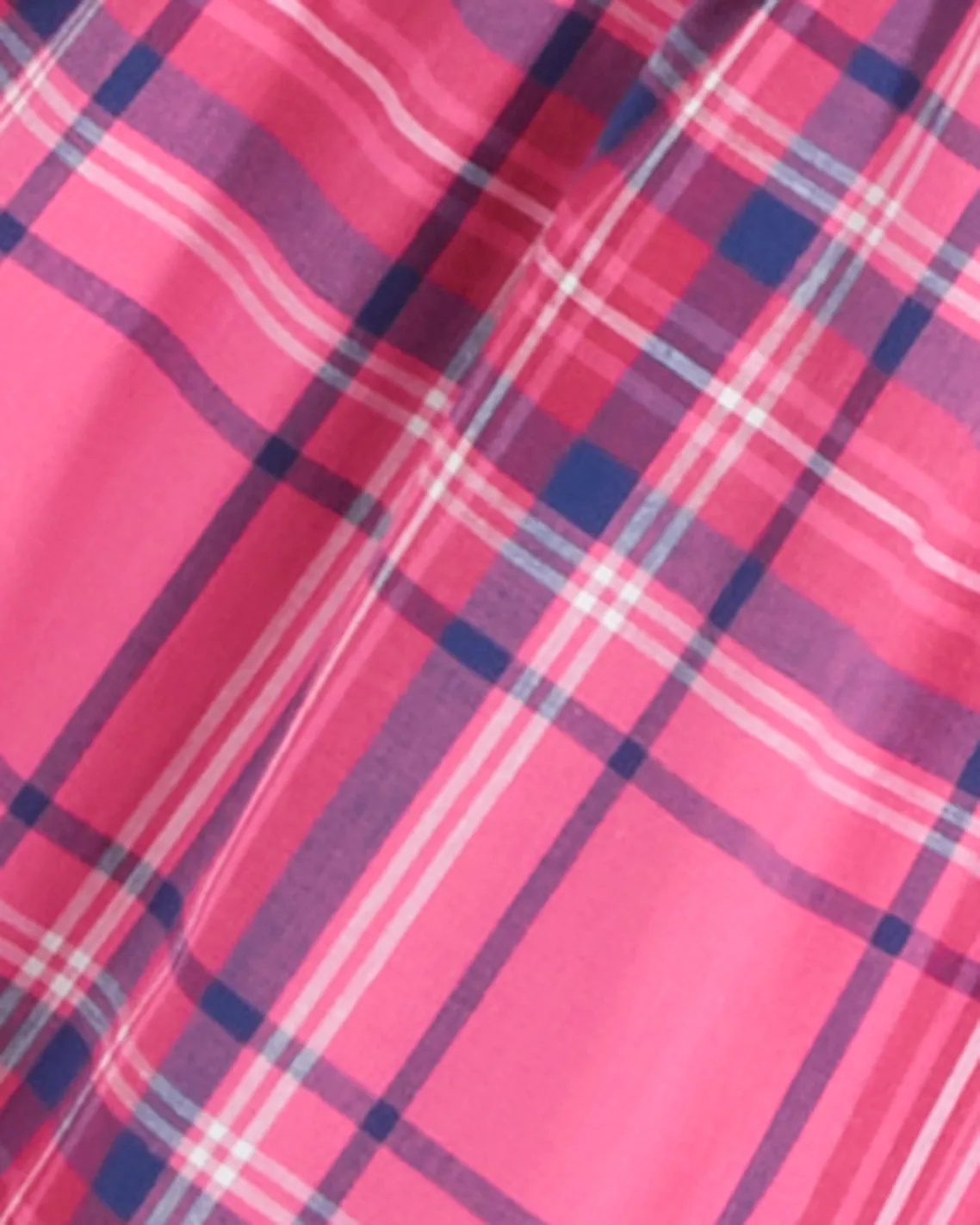 Jessie Shift Dress in Pink Angie Plaid