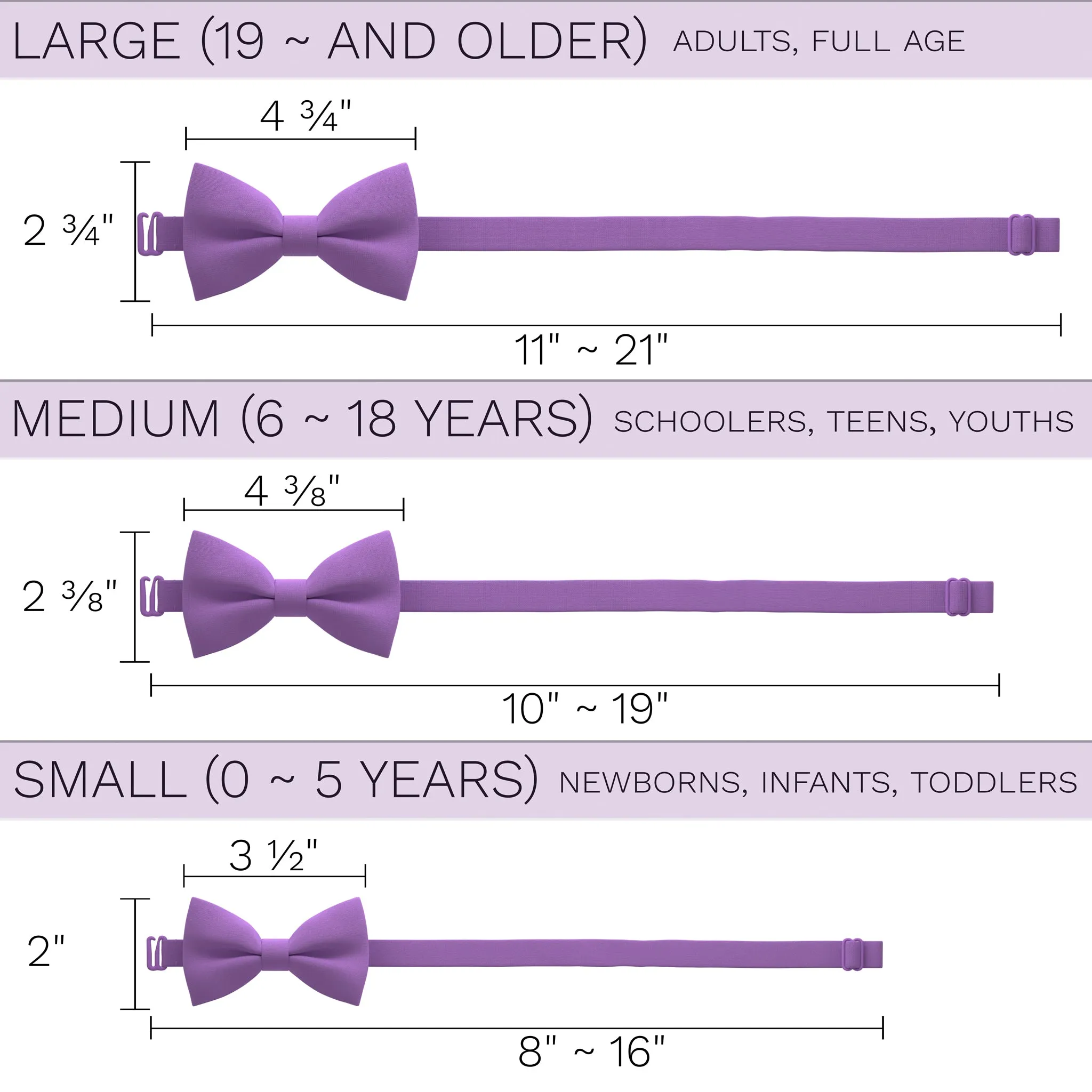Lilac Bouquet Bow Tie