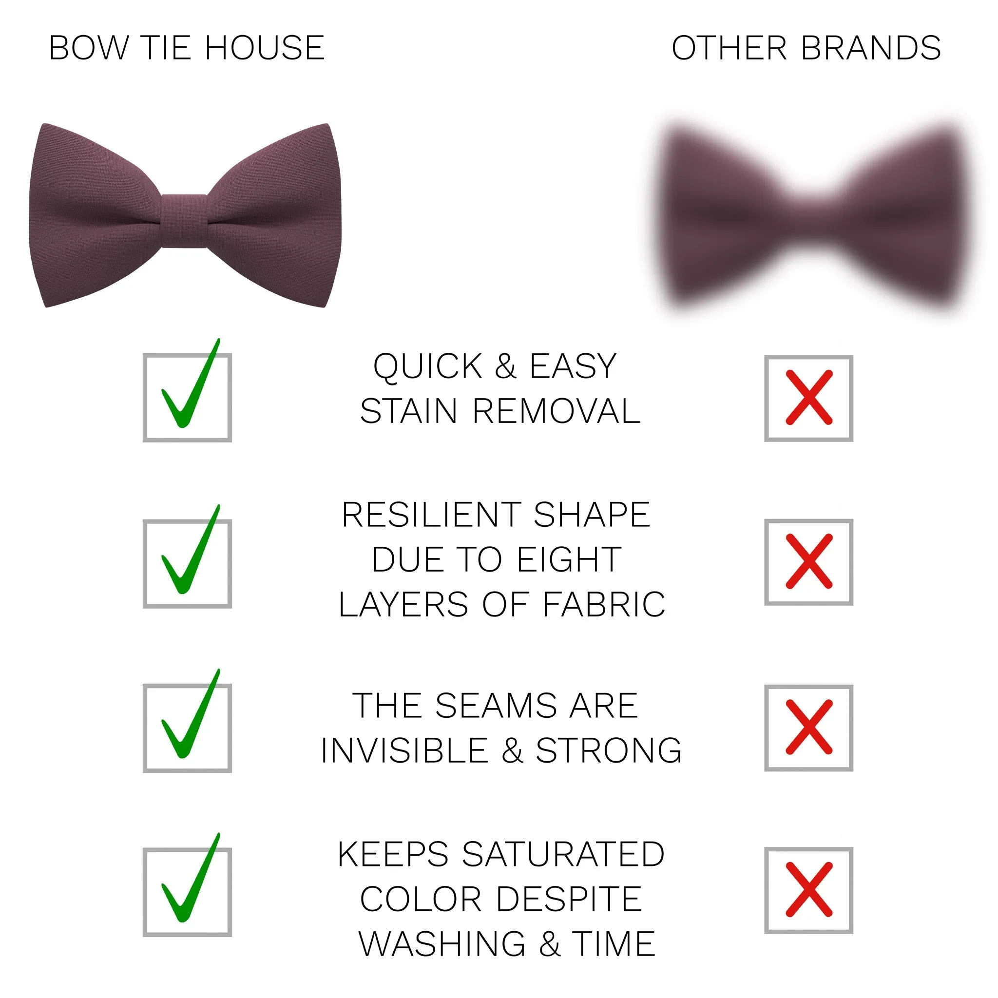 Mature Grape Bow Tie