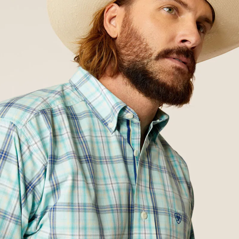Men's Ariat Pro Pete Long Sleeve Plaid Button Down Shirt