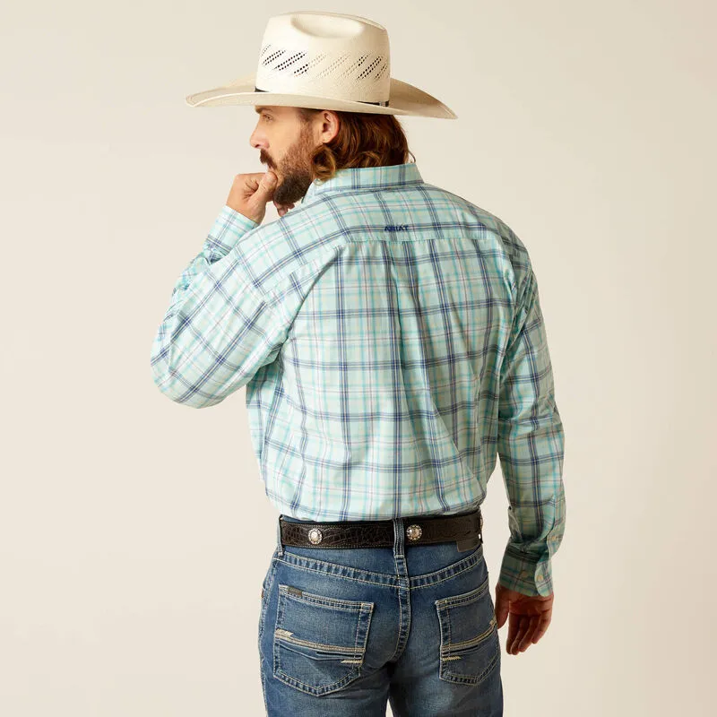 Men's Ariat Pro Pete Long Sleeve Plaid Button Down Shirt