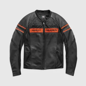 New Premium Quality Men's H-D Brawler Leather Jacket