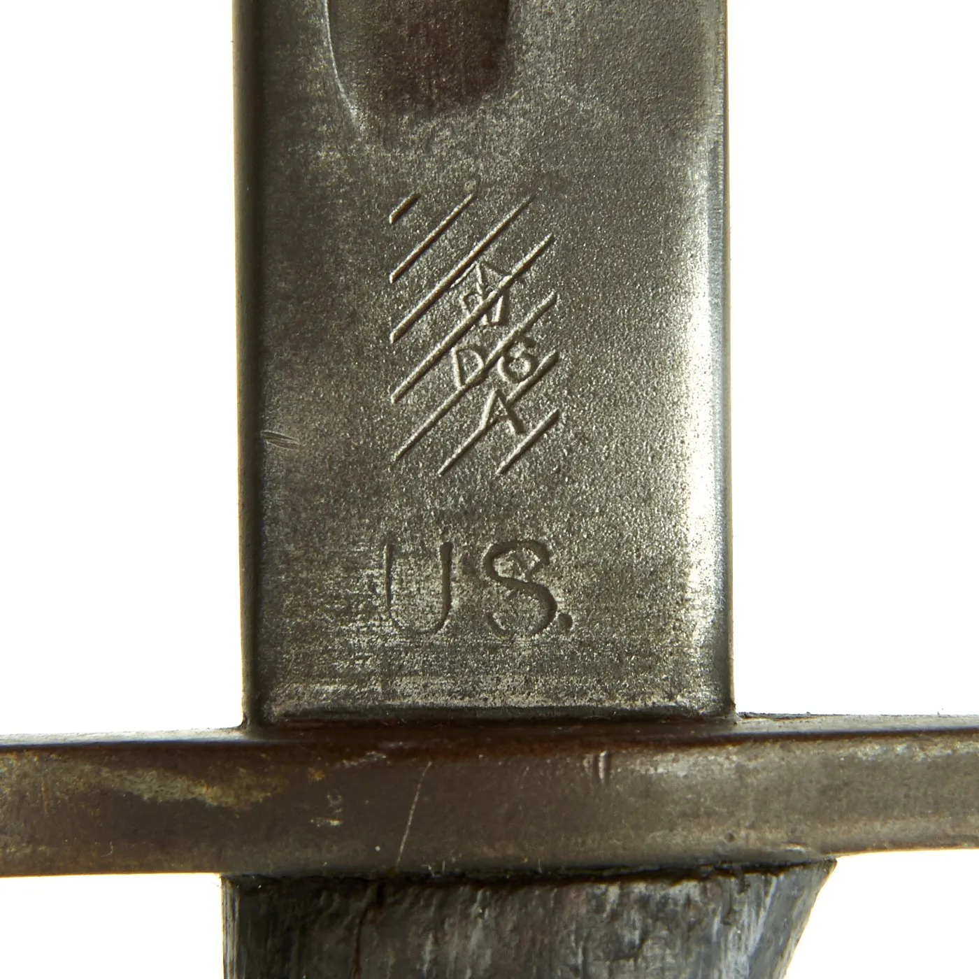 Original U.S. WWI M1917 Enfield British P1913 Overstamp Bayonet by Remington with Scabbard