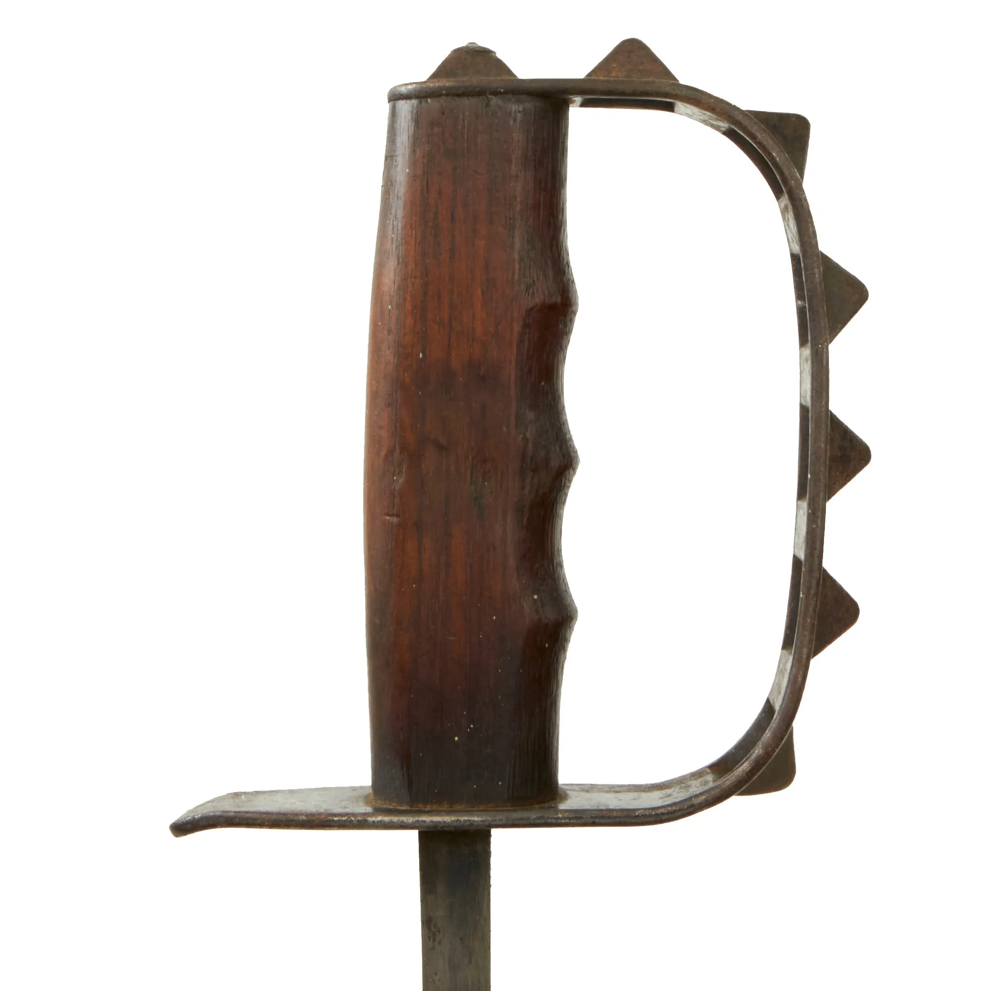 Original U.S. WWI M1917 Knuckle Duster Trench Knife with Original Scabbard