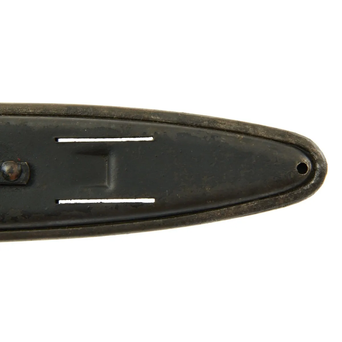 Original U.S. WWI Model 1918 Mark I Trench Knife by L.F. & C. in Mint Condition with Steel Scabbard