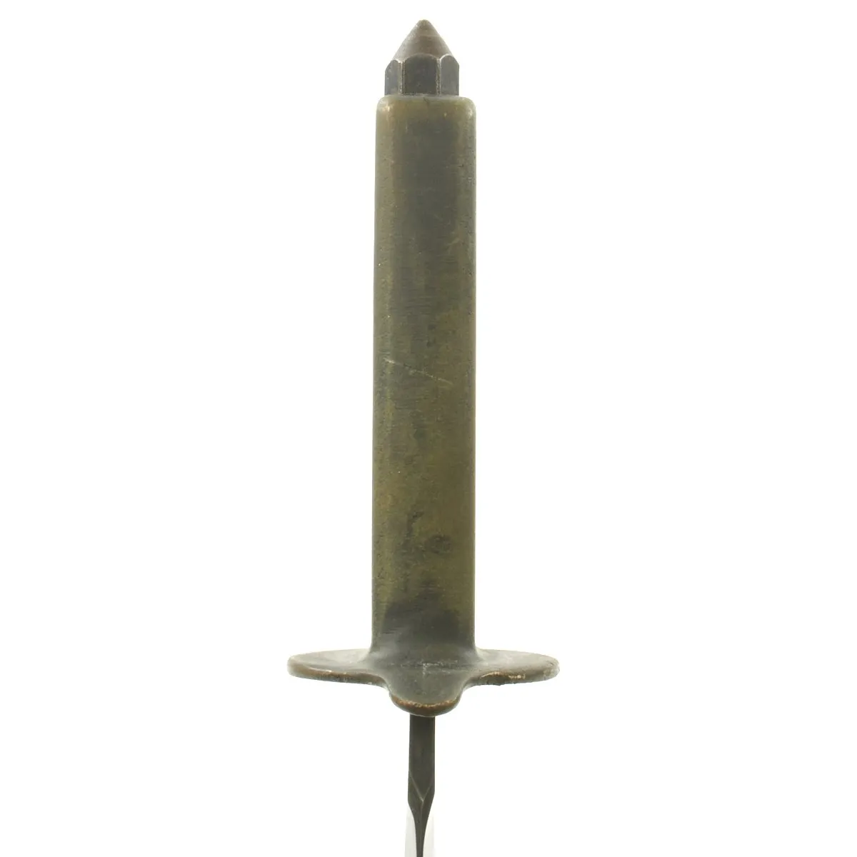 Original U.S. WWI Model 1918 Mark I Trench Knife by L.F. & C. in Mint Condition with Steel Scabbard
