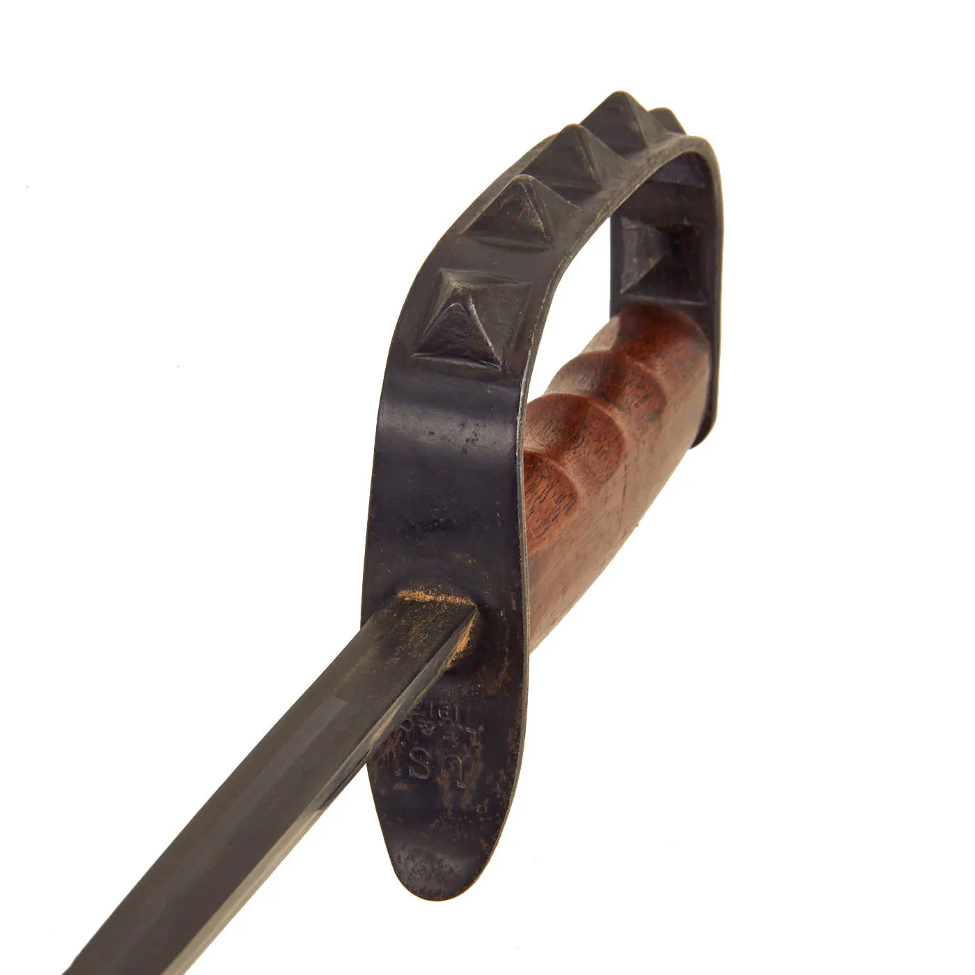 Original U.S. WWI UNISSUED M1917 Trench Knife by L.F. & C dated 1917 With Cardboard Shipping Tube and Scabbard by Jewell dated 1918