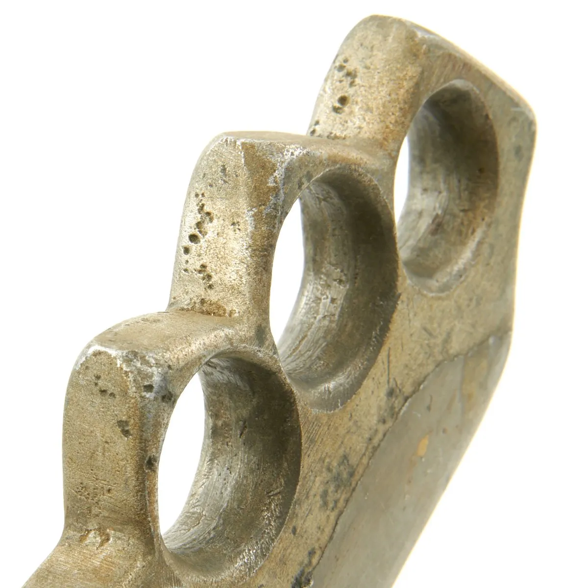 Original U.S. WWII Custom Knuckle Duster Fighting Knife Constructed From Remington Bayonet