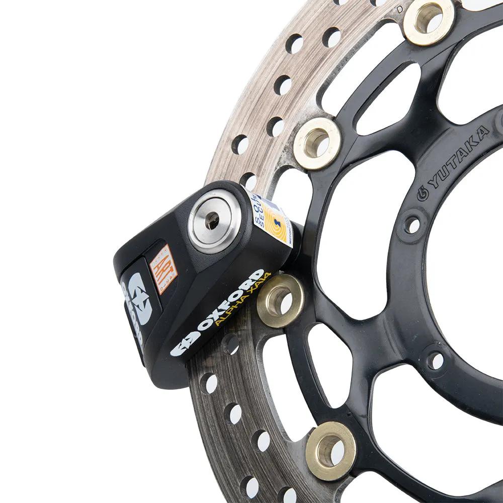 Oxford Alpha XA14 Alarm Disc Lock Motorcycle & Scooter Security
