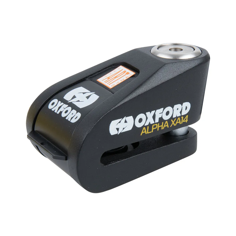 Oxford Alpha XA14 Alarm Disc Lock Motorcycle & Scooter Security