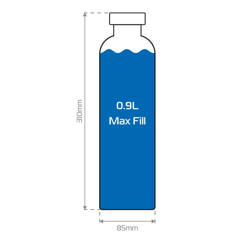 Oxford AQUA 1.0L Insulated Flask Motorcycle Drink Carrier