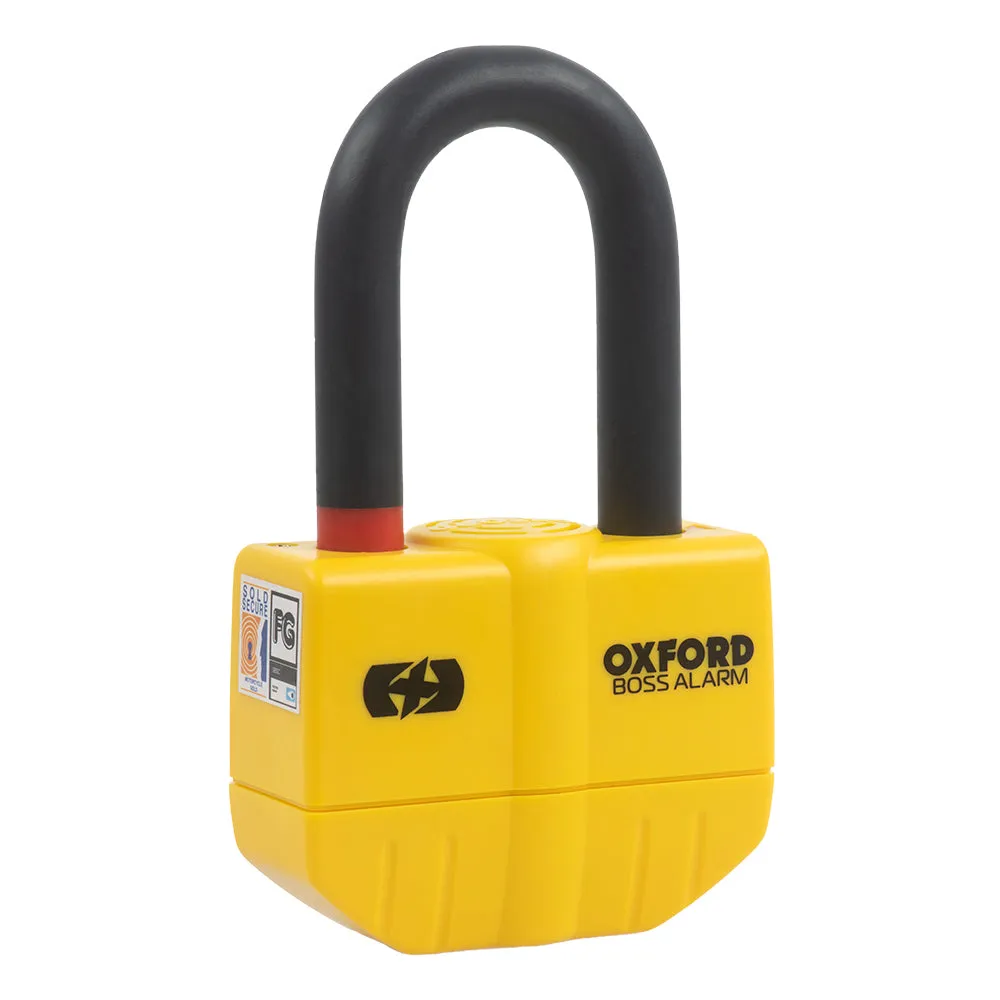 Oxford Boss Alarm 14mm Motorcycle Chain Lock 12mm x 1.5m