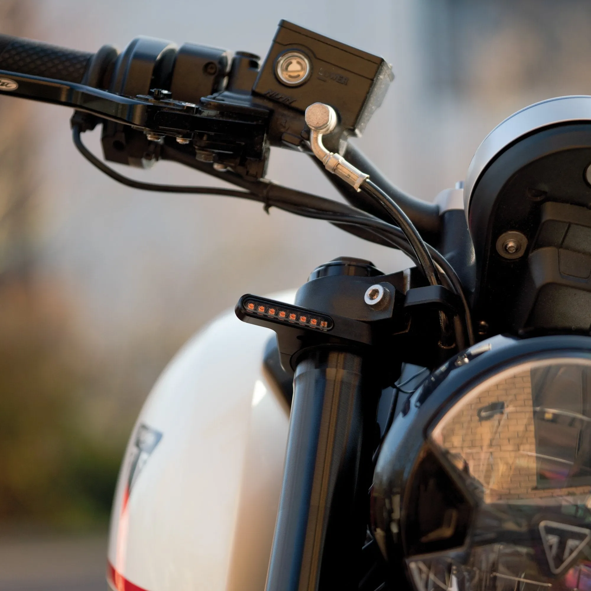 Oxford DarkTurner Sequential Fork Motorcycle Mounted Indicators