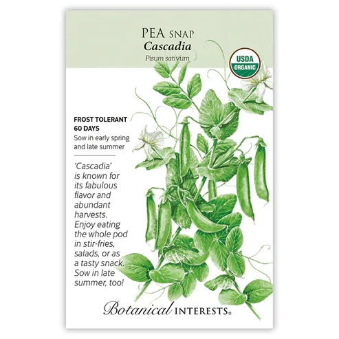 Pea Snap Cascadia Org Seed Pkt