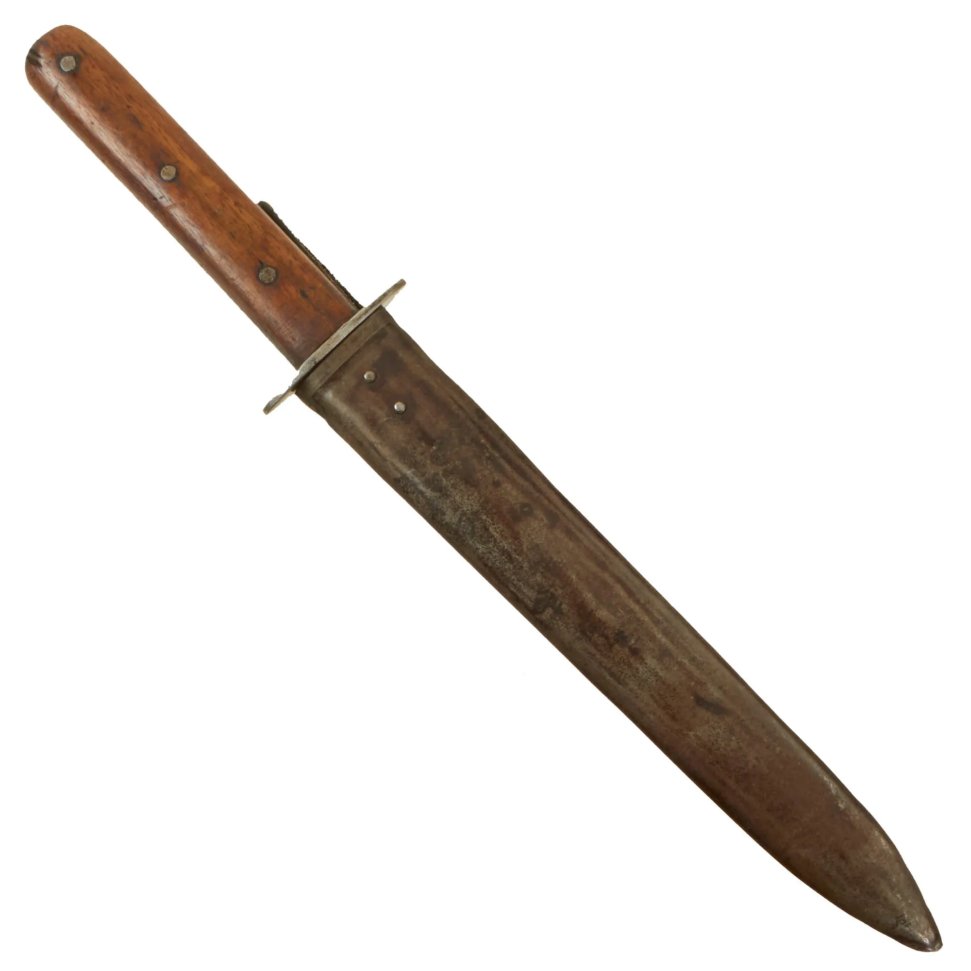 WWI Austro-Hungarian Model 1917 Trench Knife with Scabbard and Belt Attachment