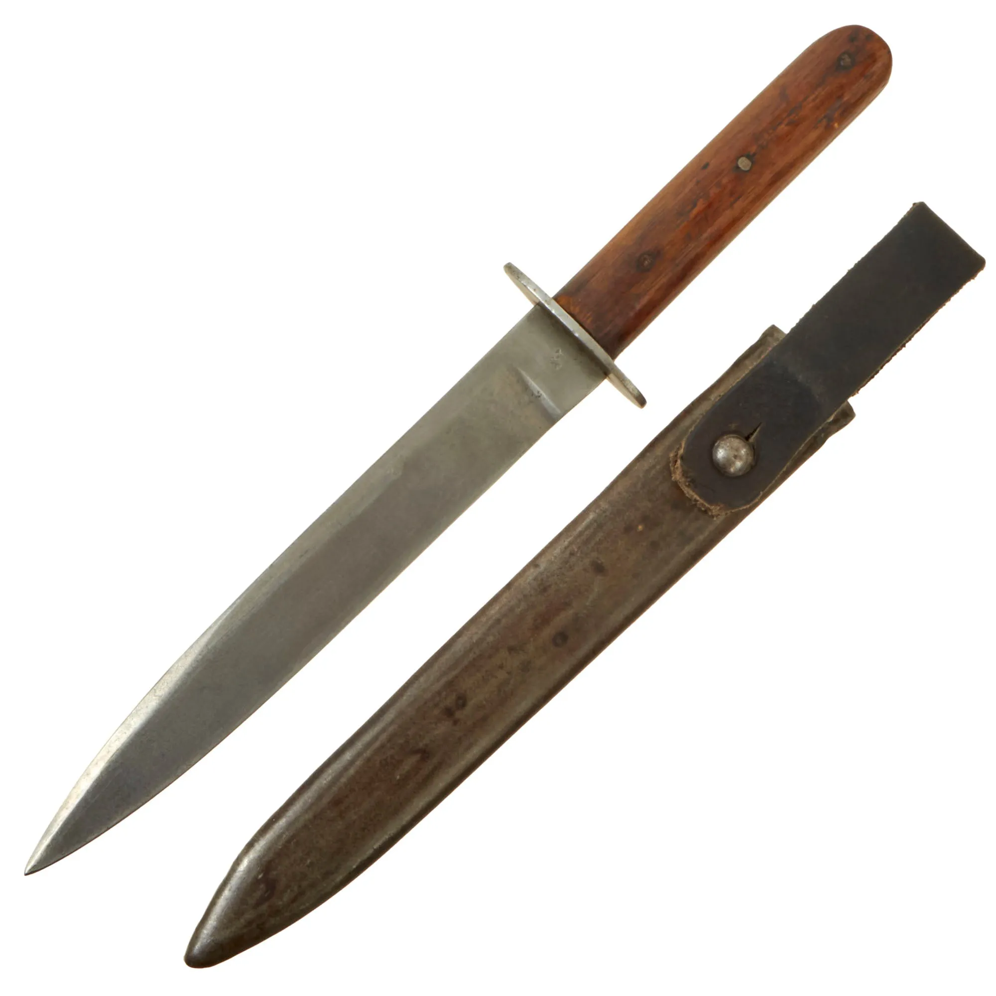 WWI Austro-Hungarian Model 1917 Trench Knife with Scabbard and Belt Attachment