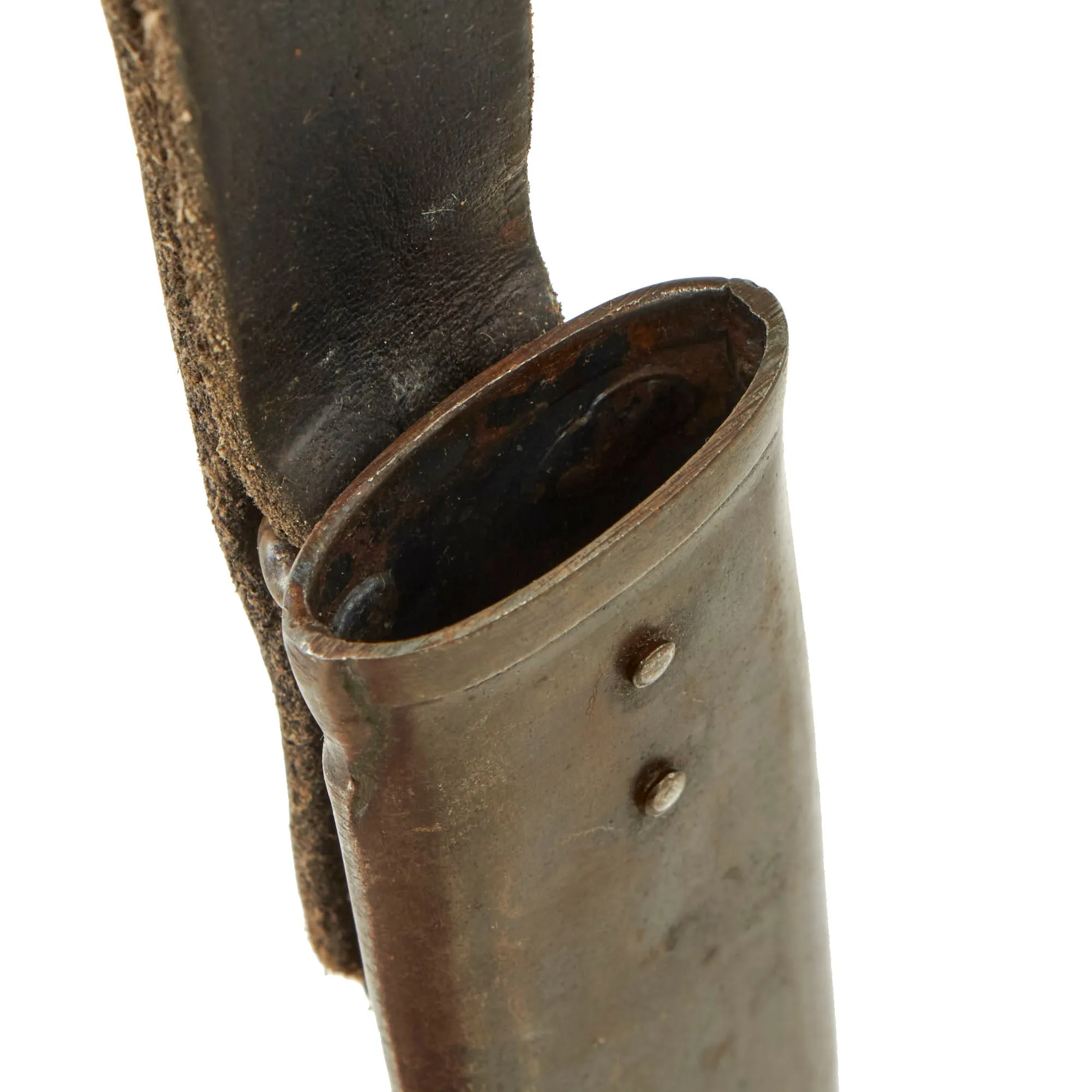 WWI Austro-Hungarian Model 1917 Trench Knife with Scabbard and Belt Attachment